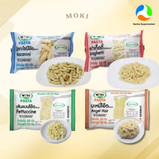 Keto/คีโต/MOKI บุกผสมโอ๊ตไฟเบอร์ 200g x 1 ถุง (มีให้เลือก 4แบบ) คีโตทานได้ ไม่มีแป้ง บะหมี่คีโต